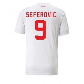 Schweiz Haris Seferovic #9 Udebanetrøje VM 2022 Kort ærmer